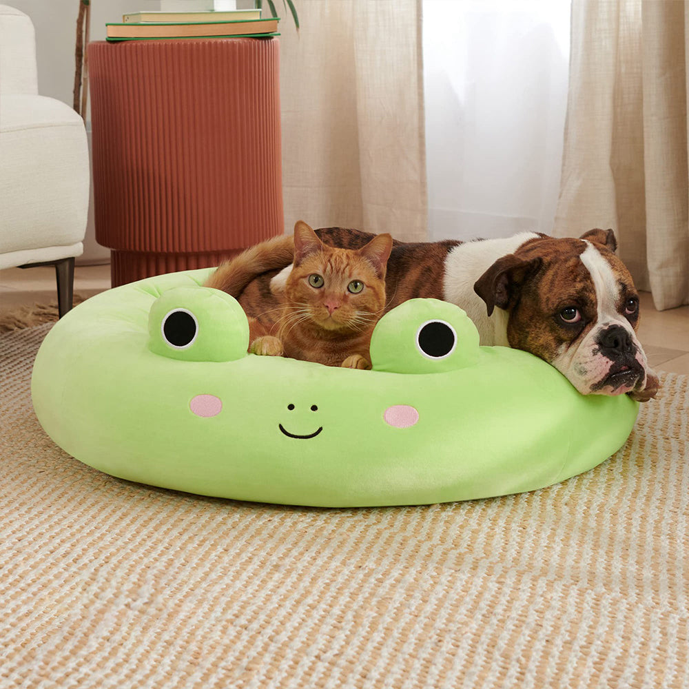 40cm Cartoon Pet Bed Cat Dog Calming Sleeping Bed Plush Pet Bed Pet Kennel Bed