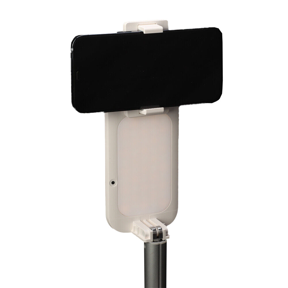 Portable Phone Holder Stand Wireless Dimmable LED Selfie Fill Light Lamp