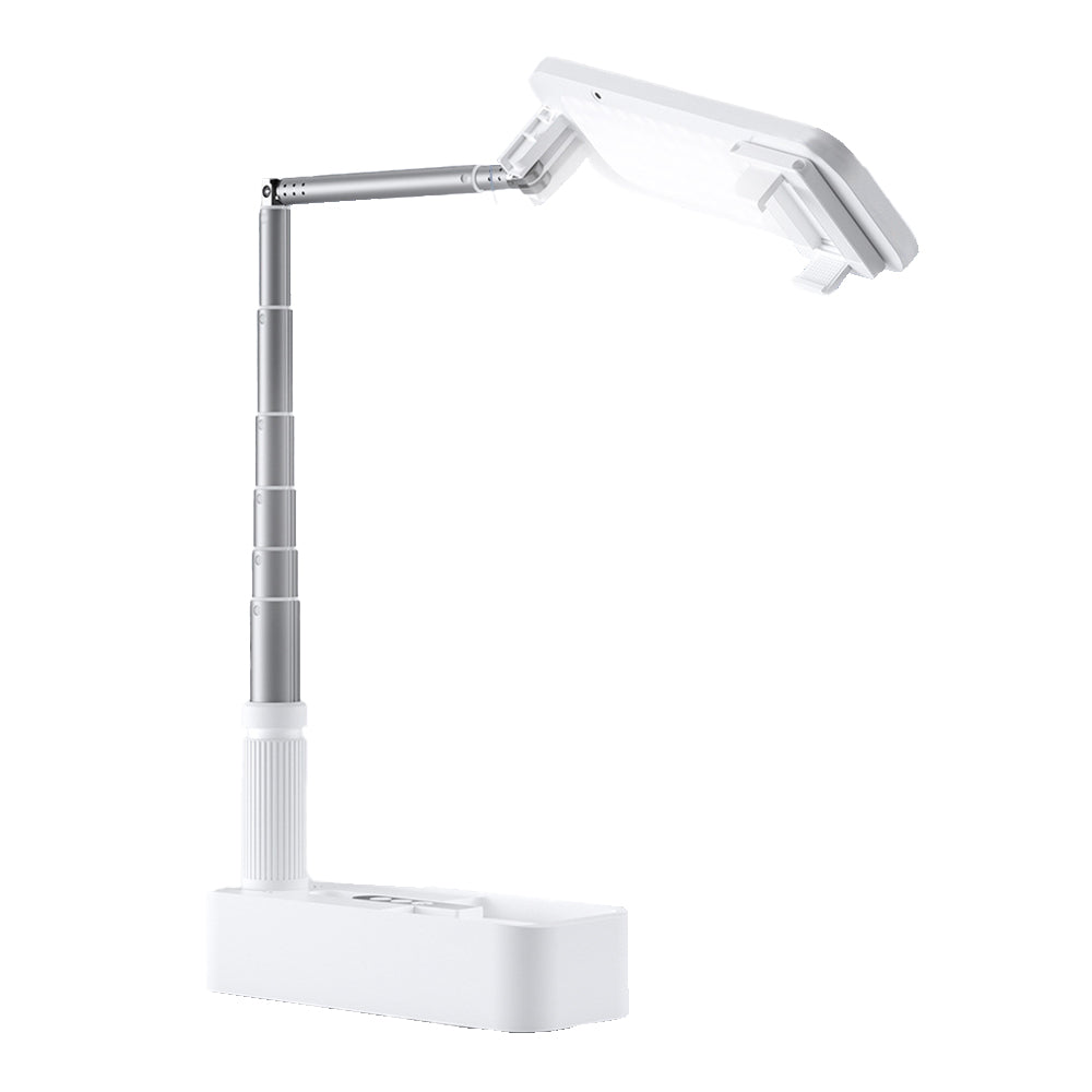 Portable Phone Holder Stand Wireless Dimmable LED Selfie Fill Light Lamp
