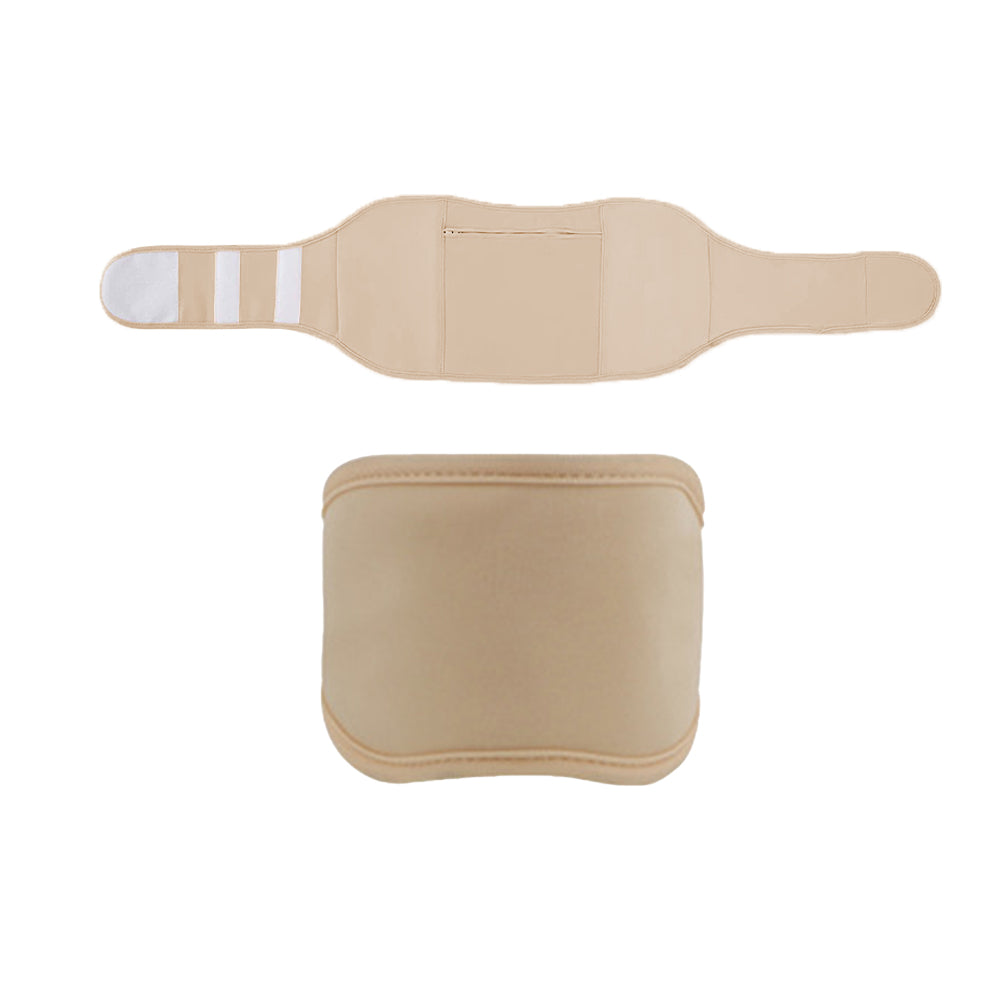 2 Pieces Reusable Compress Castor Oil Wrap Kit for Waist and Neck
