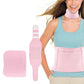 2 Pieces Reusable Compress Castor Oil Wrap Kit for Waist and Neck