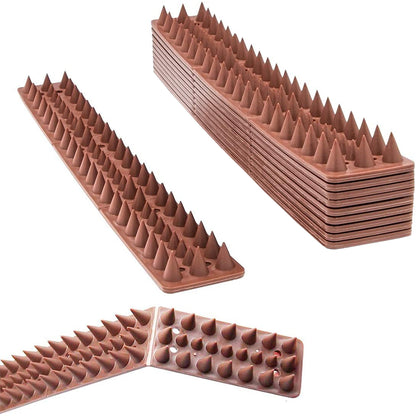 10Pcs Bird Deterrent Spikes Anti Cat Climb Wall Fence Spikes Bird Repellent