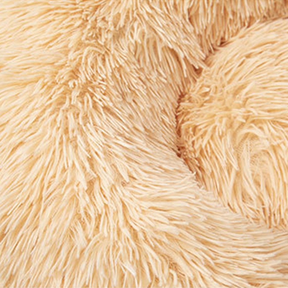 Plush Dog Cat Pet Calming Bed Zipper Cover