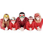 12pcs Christmas Glasses Frame Novelty Glitter Party Costume Eyeglasses for All Ages