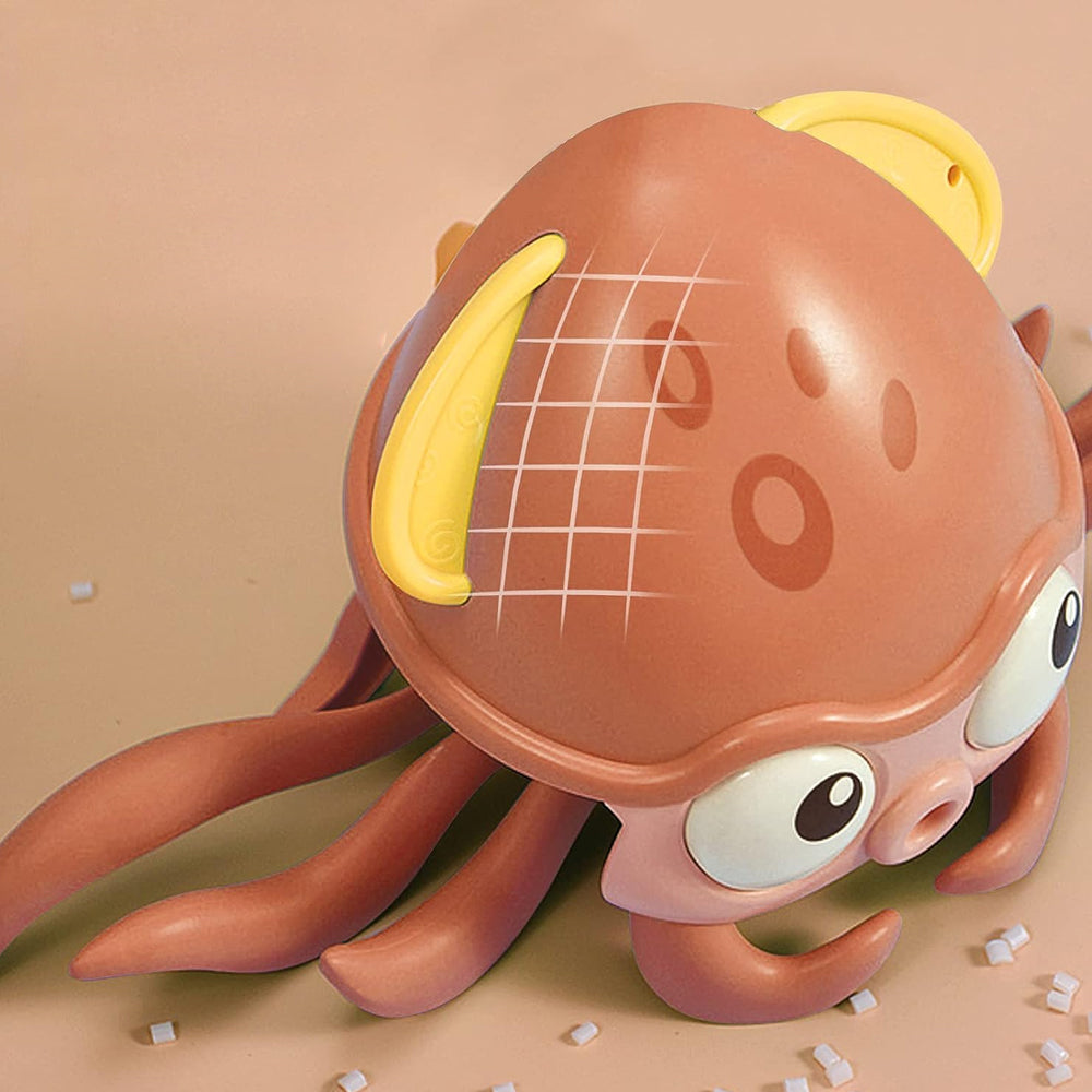 Electric Music Crawling Octopus Kid Toy With LED Light for Kids