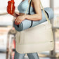 2Pcs Travel Duffel Bag and Toiletry Sports Gym Bag Set with Shoes Compartment