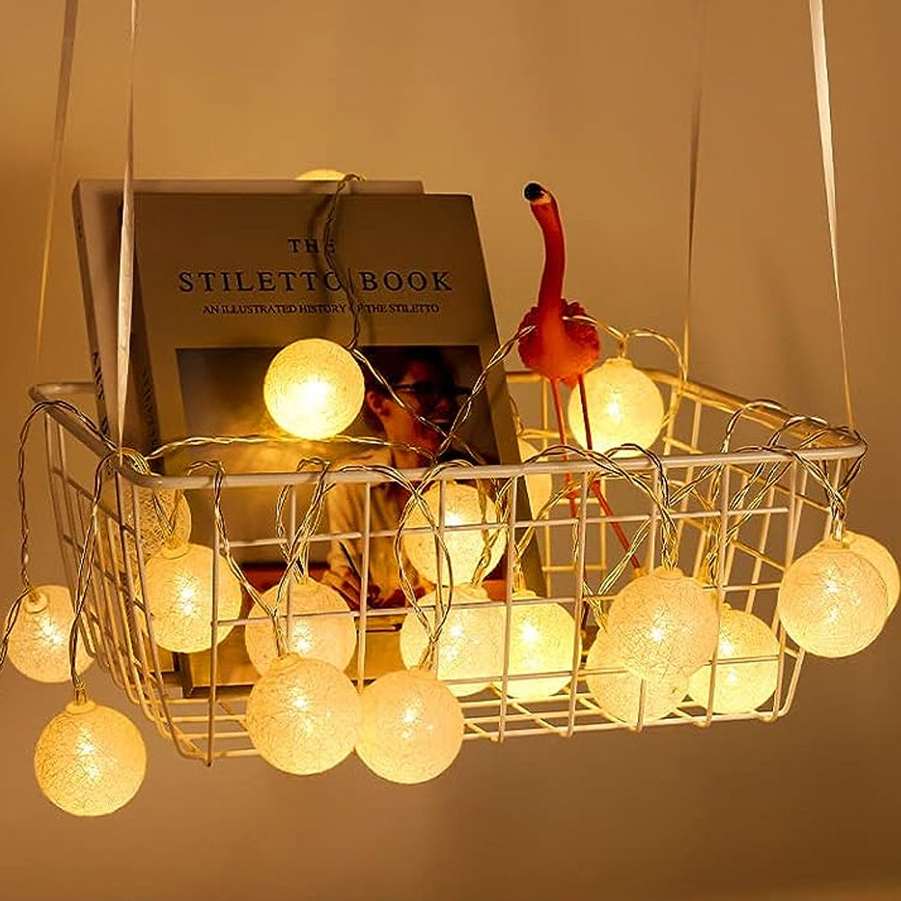 3M 20LED Cotton Ball LED String Light Fairy Light Party Christmas Decorative Lights