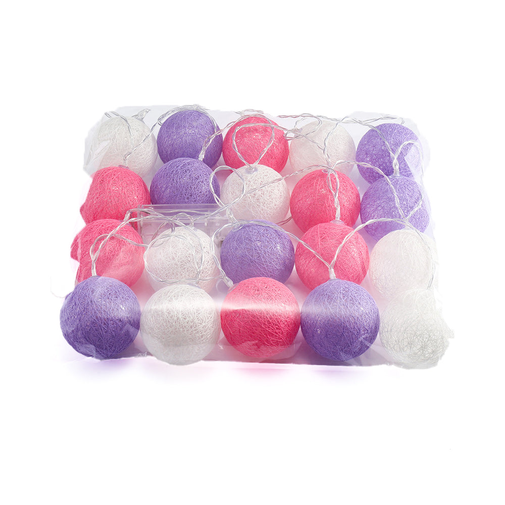 3M 20LED Cotton Ball LED String Light Fairy Light Party Christmas Decorative Lights