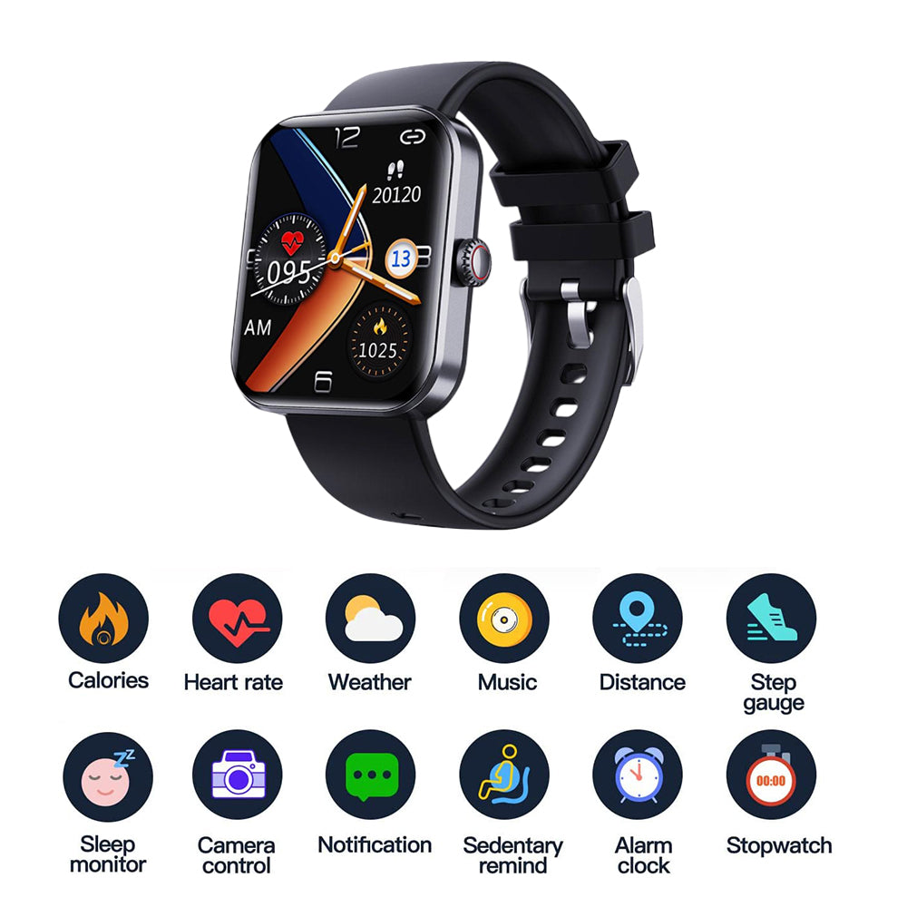 Sports Watch Bluetooth Call Monitoring Heart Rate Blood Glucose Smart
