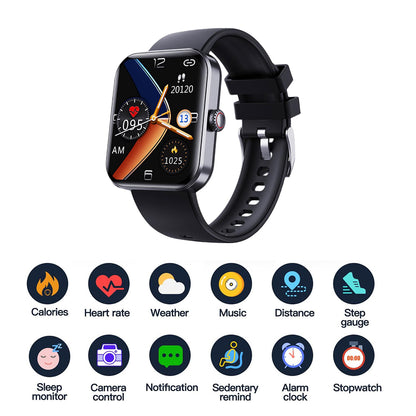 Sports Watch Bluetooth Call Monitoring Heart Rate Blood Glucose Smart