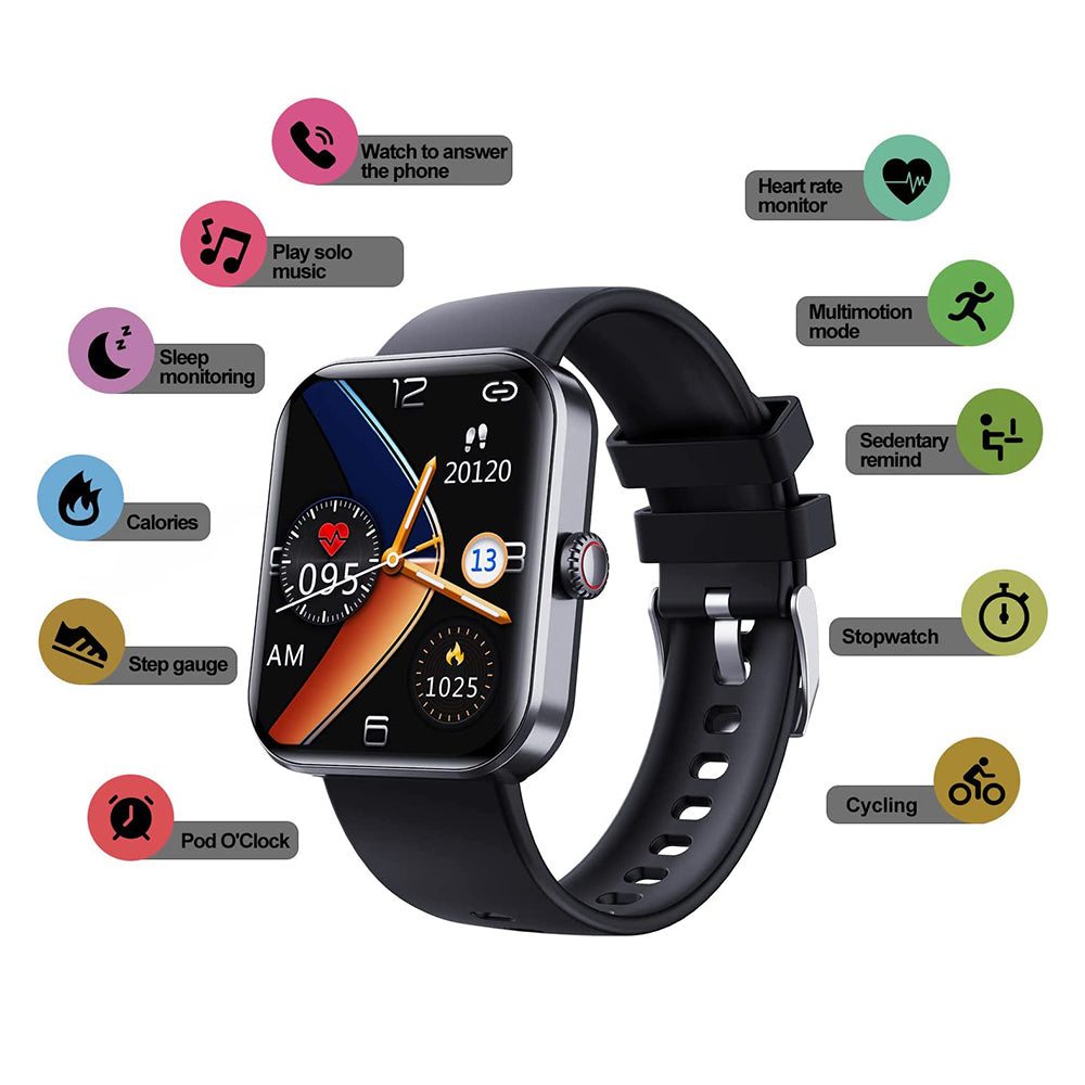 Sports Watch Bluetooth Call Monitoring Heart Rate Blood Glucose Smart