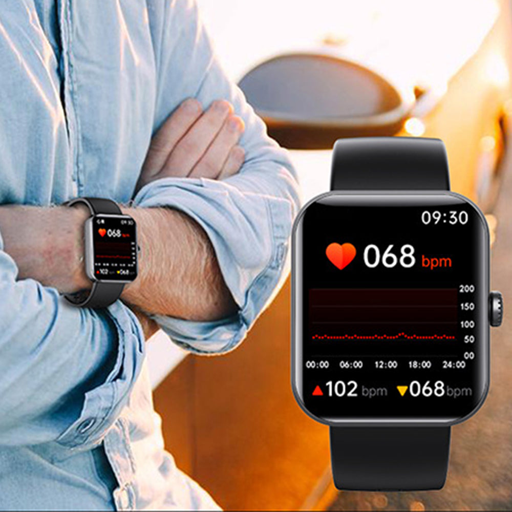 Sports Watch Bluetooth Call Monitoring Heart Rate Blood Glucose Smart