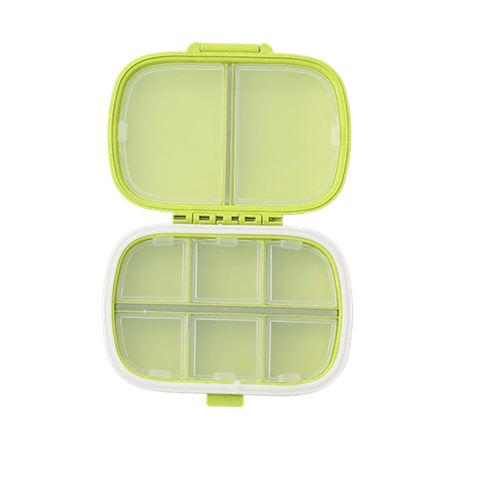 2Pcs Travel Pill Box Medicine Dispenser Box