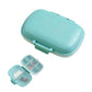 2Pcs Travel Pill Box Medicine Dispenser Box