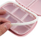 2Pcs Travel Pill Box Medicine Dispenser Box