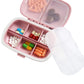 2Pcs Travel Pill Box Medicine Dispenser Box
