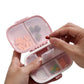 2Pcs Travel Pill Box Medicine Dispenser Box