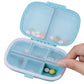 2Pcs Travel Pill Box Medicine Dispenser Box