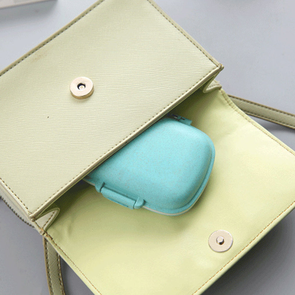 2Pcs Travel Pill Box Medicine Dispenser Box