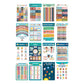 16 Sheets Boho Toddler Learning Posters