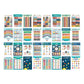 2X 16 Sheets Boho Toddler Learning Posters