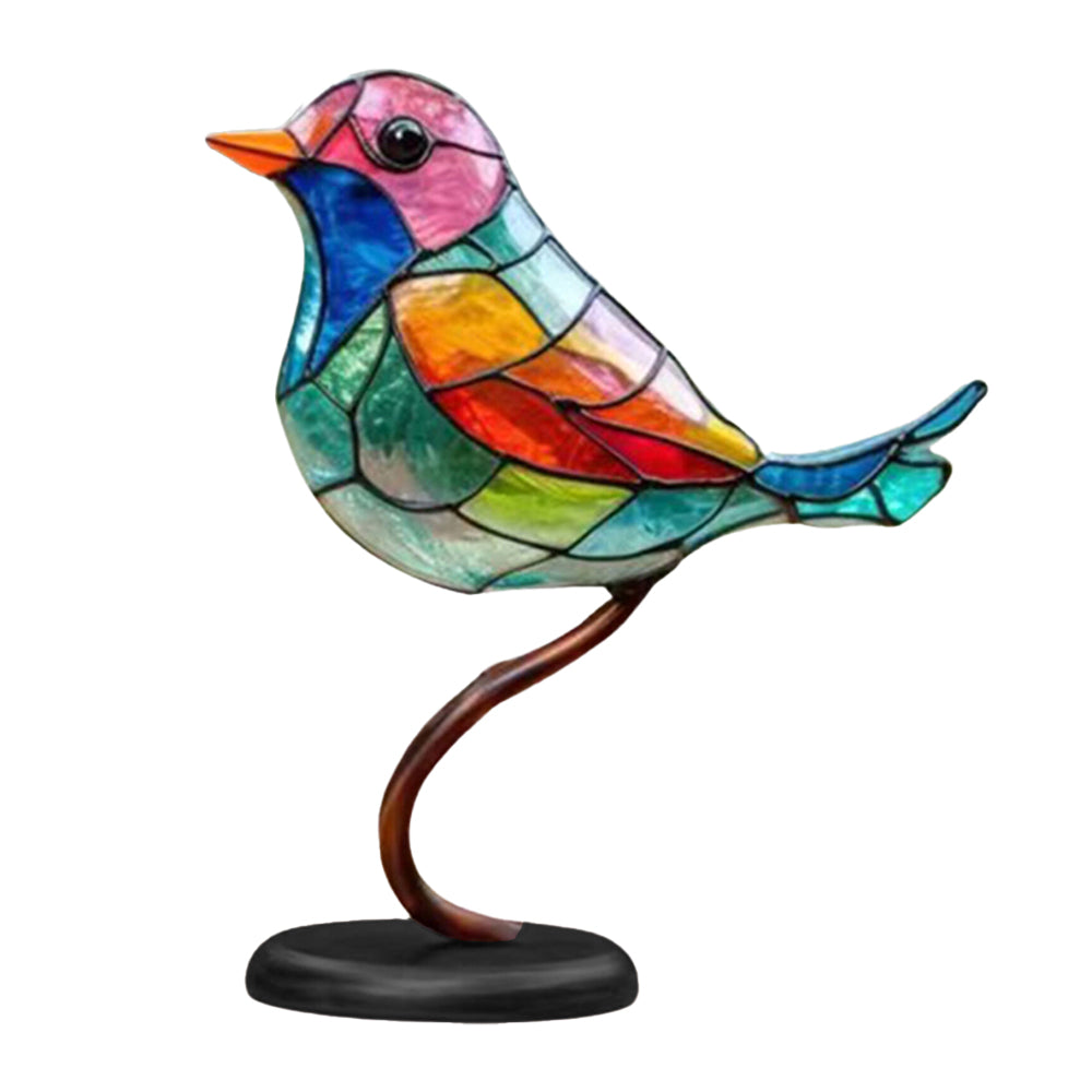 Birds Hummingbird Stained  Birds Window Ornament Cute Bird Decorations-A bird