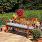 Outdoor Bench Cushion Long Seat Pad with Ties for Indoor Outdoor Furniture