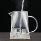 Heat Resistant Glass Teapot with Stainless Steel Liner Infuser Teapot
