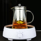 Heat Resistant Glass Teapot with Stainless Steel Liner Infuser Teapot