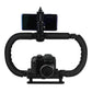 Foldable Camera Smartphone Stabilizer Handle Grip Handheld Video Rig