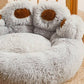 Cute Paw Shape Pet Soft Bed