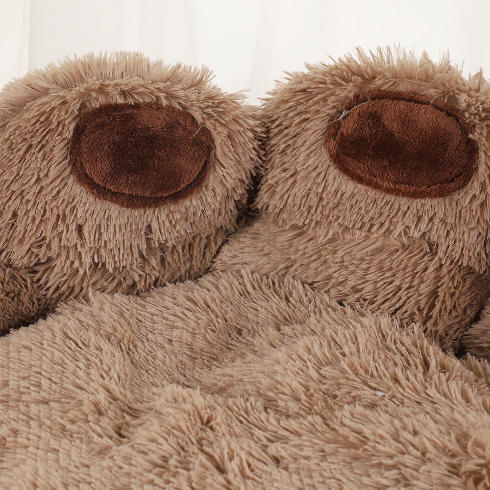Cute Paw Shape Pet Soft Bed
