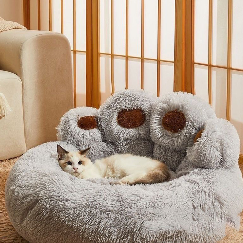 Cute Paw Shape Pet Soft Bed Cat Dog