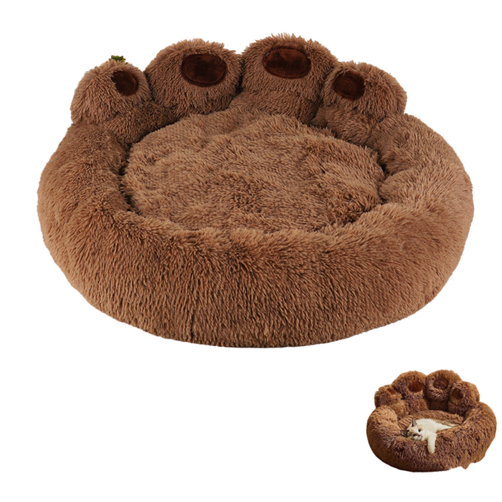 Cute Paw Shape Pet Soft Bed Cat Dog