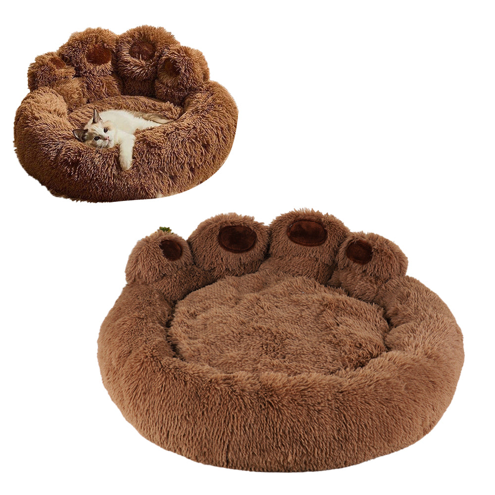 Cute Paw Shape Pet Soft Bed