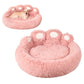 Cute Paw Shape Pet Soft Bed