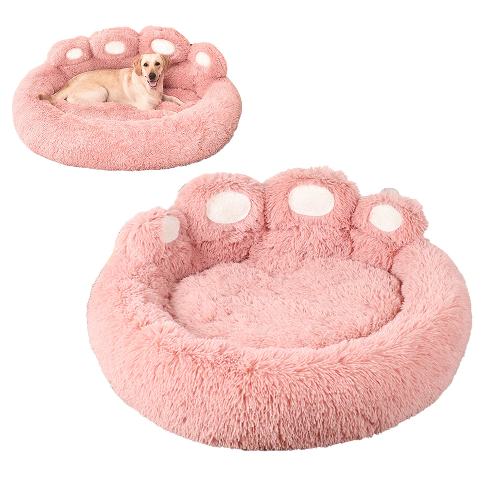 Cute Paw Shape Pet Soft Bed