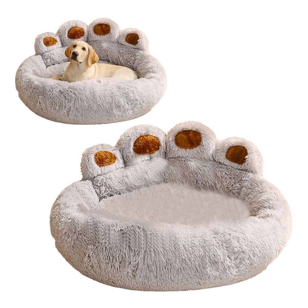 Cute Paw Shape Pet Soft Bed