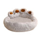 Cute Paw Shape Pet Soft Bed