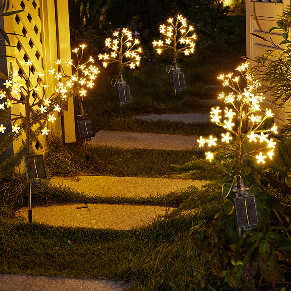 LED Solar Flower Lights Outdoor for Garden Decoration-Cherry Blossoms