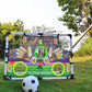 Kids Soccer Goal Net Set with Inflatable Football