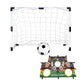 Kids Soccer Goal Net Set with Inflatable Football