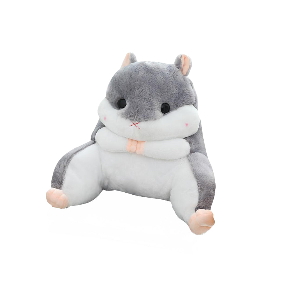 Plush Cute Soft Hamster Shaped Chair Back Support Cushion