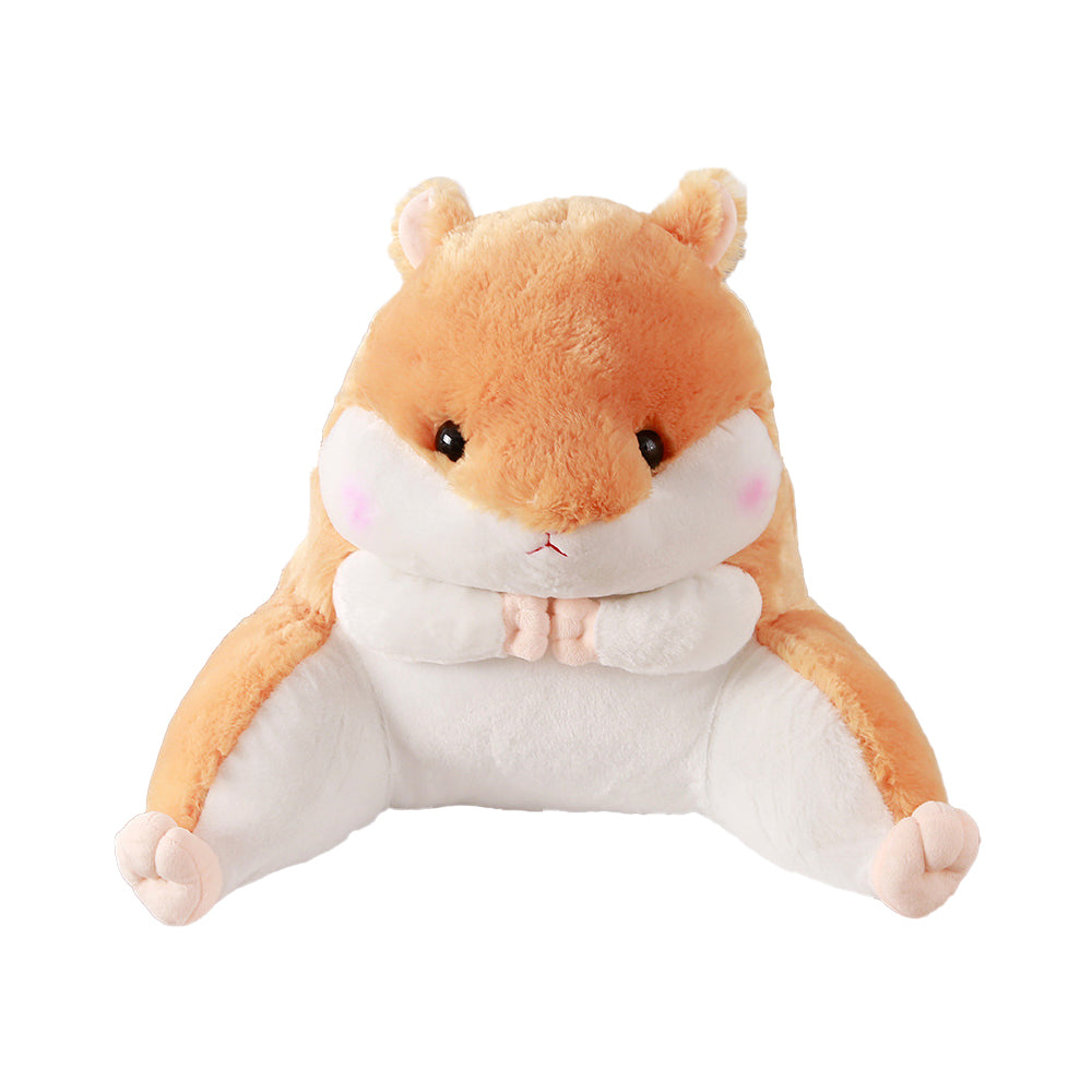 Plush Cute Soft Hamster Shaped Chair Back Support Cushion