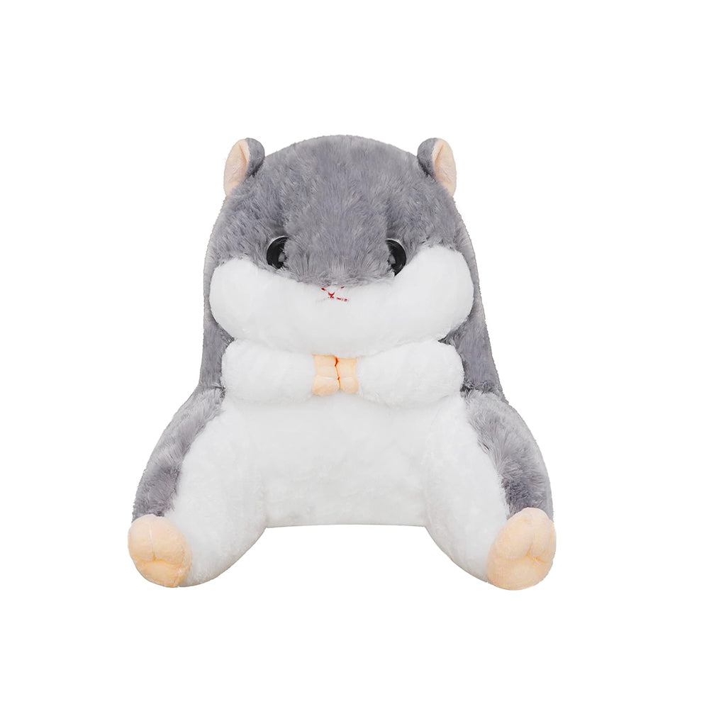 Plush Cute Soft Hamster Shaped Chair Back Support Cushion