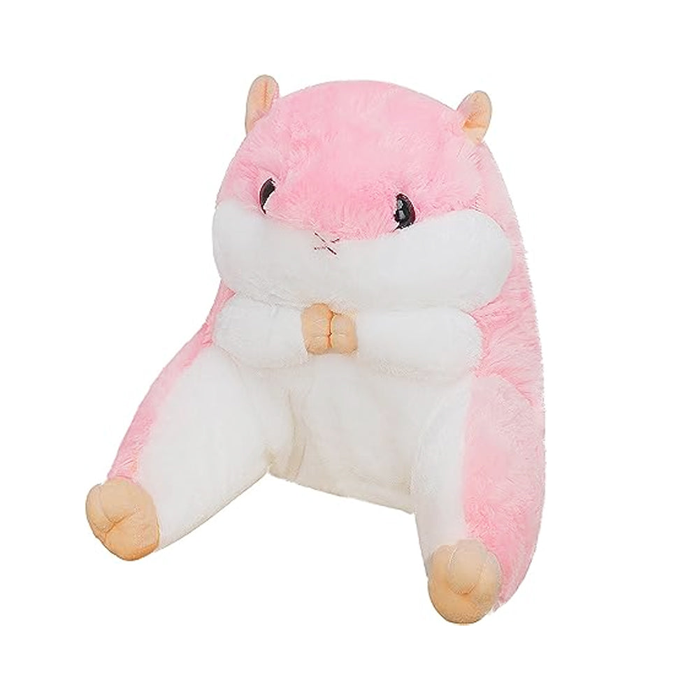 Plush Cute Soft Hamster Shaped Chair Back Support Cushion