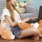 Plush Cute Soft Hamster Shaped Chair Back Support Cushion