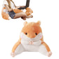 Plush Cute Soft Hamster Shaped Chair Back Support Cushion