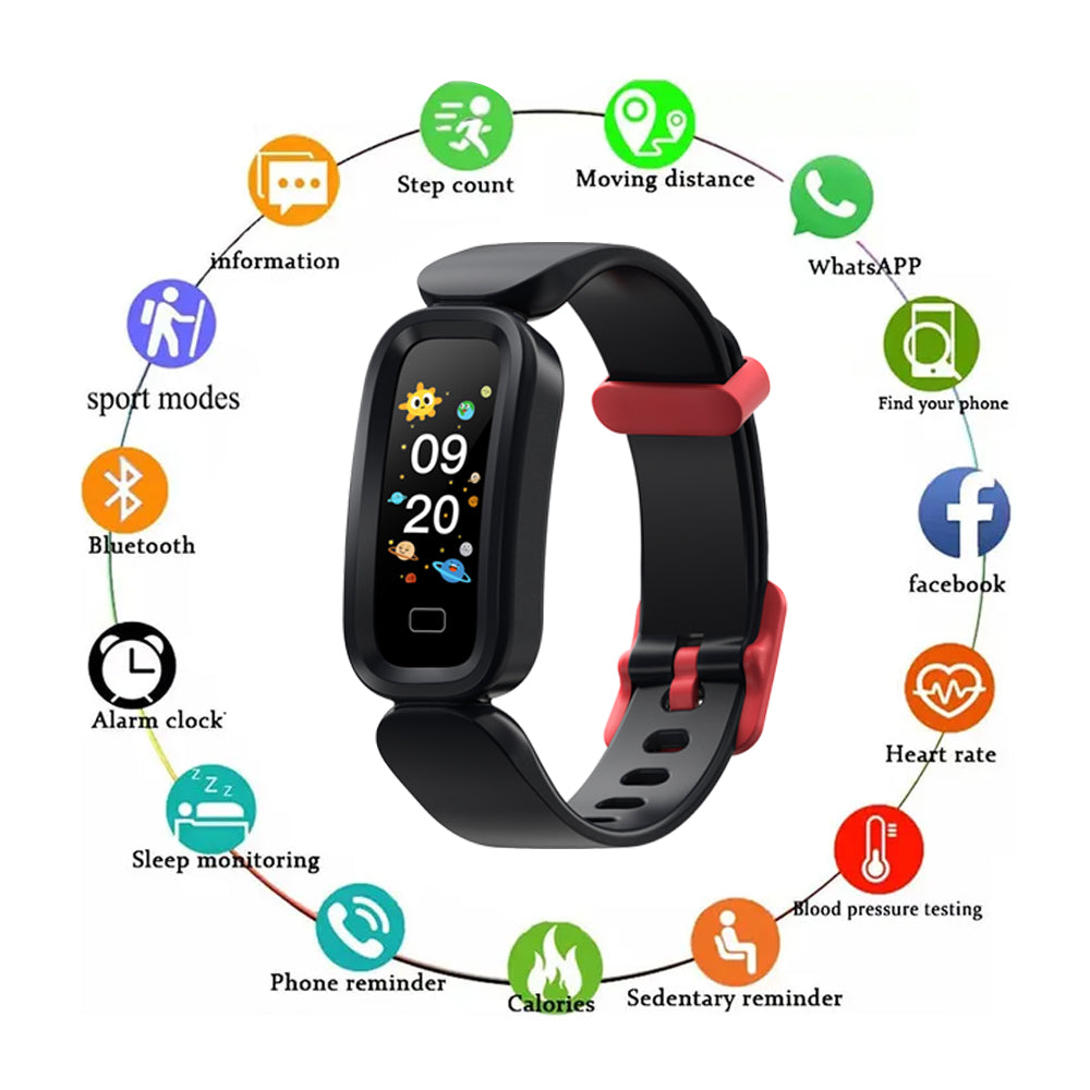 Sports Smart Bracelet Heart Rate Monitor Fitness Tracker Wristband