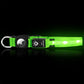 LED Rechargeable Dog Collar Pet Collar with Protective Case for Apple Air Tag